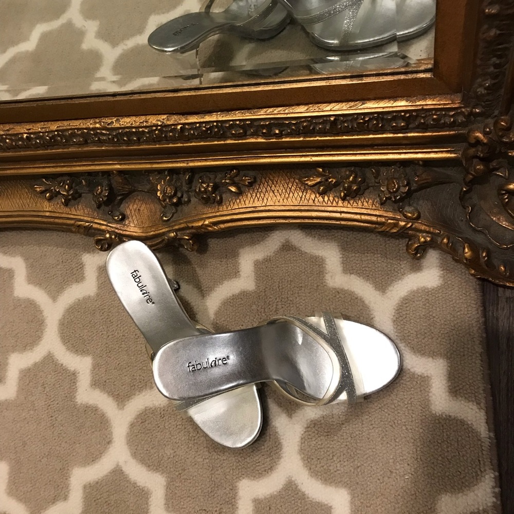 Silver & Acrylic Heels